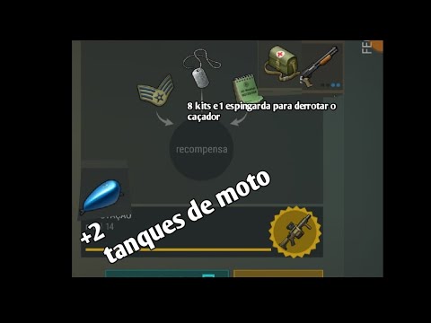 Derrotei o Caçador cego do Bunker alpha +2 tanques de moto e lança Granada