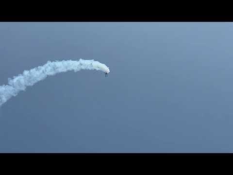 Jarrod Lindemann and the RAD Aerosports Jet Waco takes off on Monday, July 22 at AirVenture