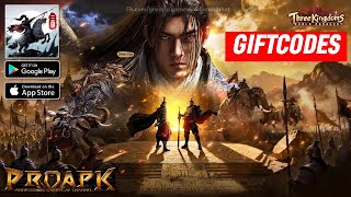 Three Kingdoms: World Conquest Gameplay Android / iOS (Official Launch) + Gift Codes 🎁🎁🎁