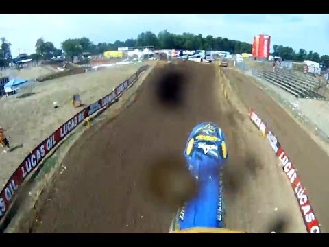 Redbud MX 250B - Jarred Williams YZ250 - Helmet Cam (RAW)