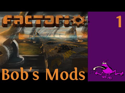 Let's Play Factorio with Bob's Mods Ep #1