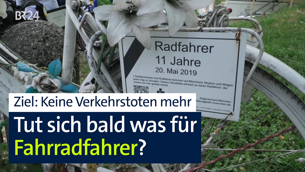 Aktuell leben sie gefährlich - tut sich bald was für Radfahrer in München? | Abendschau | BR24