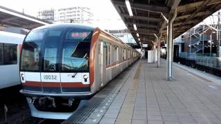 東武東上線 東京メトロ10132F 普通森林公園行き朝霞発車
