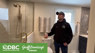 Watch video: Geoff Gives Tour of Gorgeous Millcreek Bathroom