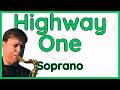 Highway One (Chris Potter) Soprano Sax Transcription