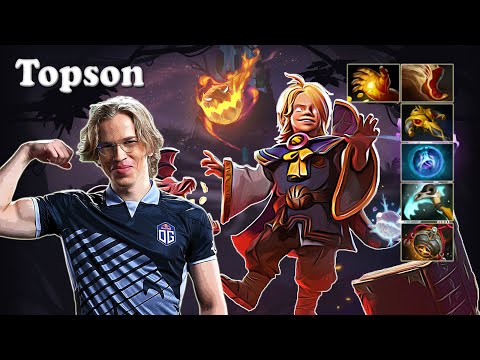 Topson - Invoker Midlane | Dota 2 7.30b Gameplay