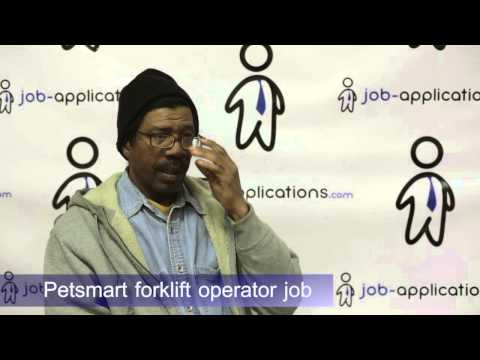 Petsmart Interview Forklift Operator