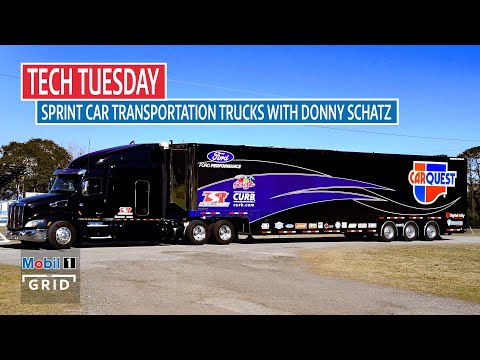 Inside The Sprint Car Truck With Donny Schatz - Tech Tuesday | Mobil 1 The Grid