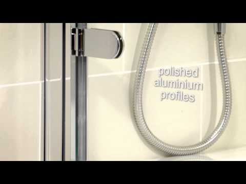 Sonas Bathrooms Hinged Single Panel Bathscreen