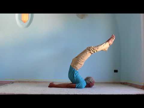 Yoga Arte - Die Heuschrecke - salabhasana - mit einem Ausdruck von Körperunabhängigkeit