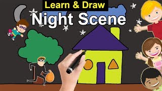 Draw House Using Shapes in Easy way