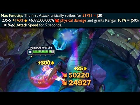 Rengar Rework can now 1 Shot Baron