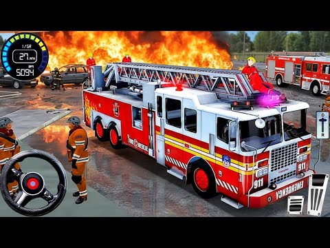 New Fire Truck Driving Simulator 2026 - Real Firefighter Rescue Game 3D - Android Gameplay