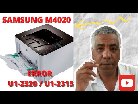SAMSUNG M4020ND:comment résoudre erreur U1-2320 / U1-2315