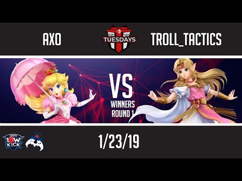 Top Tier Tuesday #17 AXO (Peach) vs Troll_Tactics (Zelda) WR1