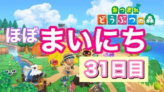 【31日目】今夜もStay  Home"ほぼ"毎日 あつまれどうぶつの森　Animal Crossing: New Horizons 【Day31】