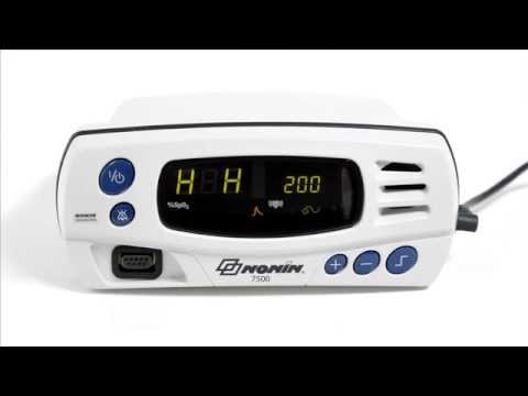 How to program alarm settings on the 7500 pulse oximeter
