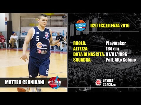 Basket Coach: U20 ECC - MATTEO CERNIVANI - PALL. ALTO SEBINO - HIGHLIGHTS U20-2016