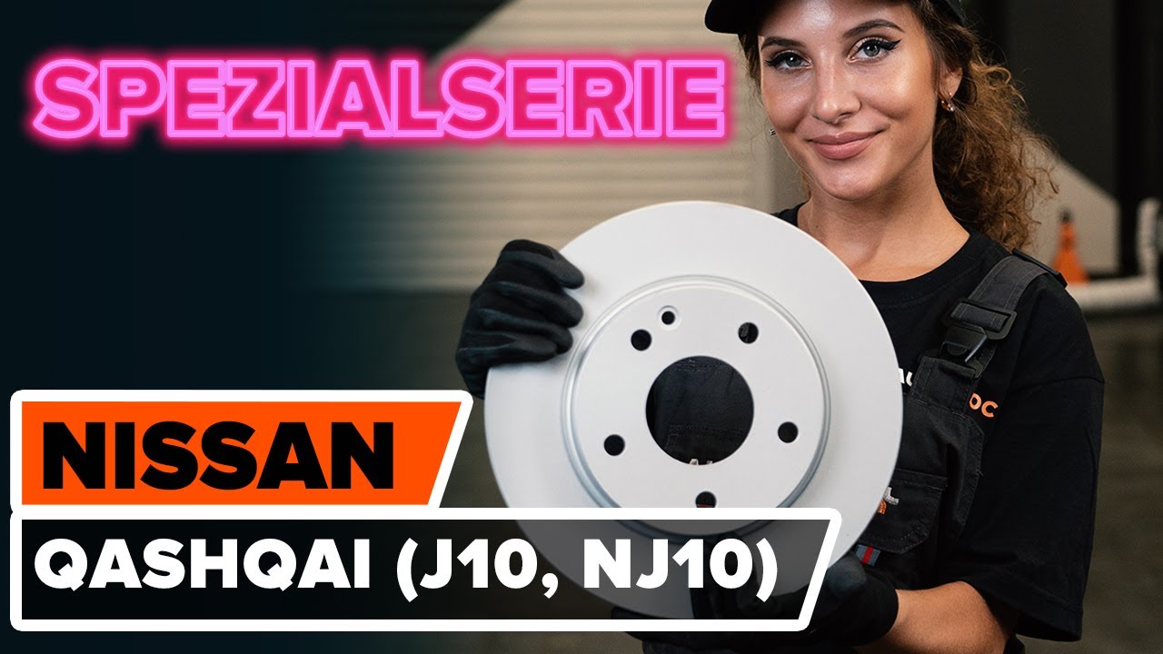 Wie Nissan Qashqai J10 Bremsscheiben vorne wechseln - Anleitung