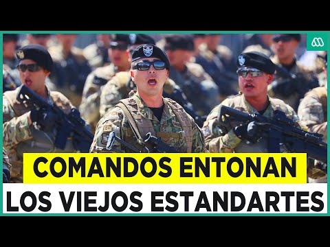 ¡Pelos de punta! Boinas negras el Ejército entonan “Los Viejos Estandartes” a viva voz