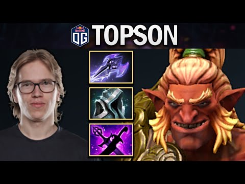 OG.TOPSON TROLL WARLORD WITH MAGE SLAYER - DOTA 2 7.28 GAMEPLAY