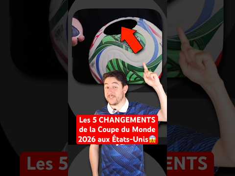 Ça va CHANGER le FOOTBALL 😱 #football #worldcup #coupedumonde #mbappe #equipedefrance