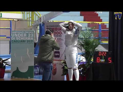 Italian Championships 2021 U23WS - L4 - Claudia Rotili v Benedetta Taricco