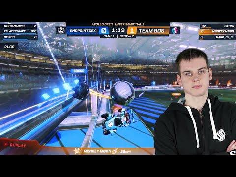 M0nkey M00n’s air dribble dunk DESTROYS Seikoo | BDS vs END | RLCS 21/22: Apollo Open