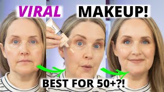 Makeup For Mature Women - Testing NEW Viral Makeup Products So You Don't Have To! Over 50 Tutorial