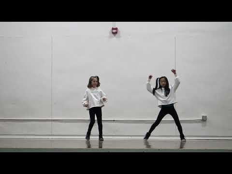 2018-02-23 Abby and Vivian Dancing to "Hula Hoop"