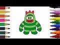 How To Draw Brobee Yo Gabba Gabbaland