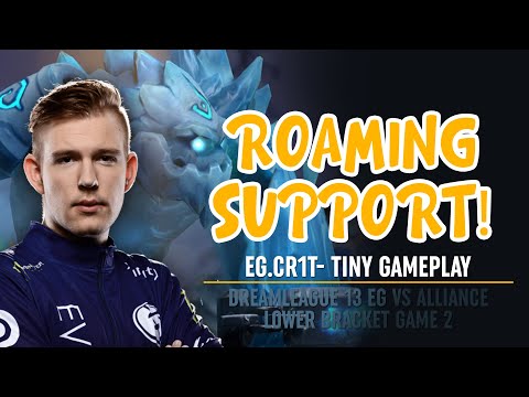 EG.Cr1t- Tiny Gameplay | EG vs Alliance | Dota 2 Dreamleague 13 Leipzig Major Lower Bracket Game 2