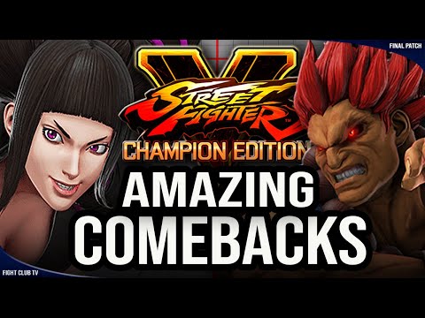 Amazing COMEBACKS • Final Seson ➤ Street Fighter V Champion Edition • SFV CE