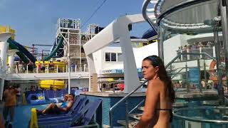 Norwegian Escape sailaway from New York City