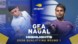Arthur Gea vs. Sumit Nagal Highlights | 2026 Qualifying US Open Round 1