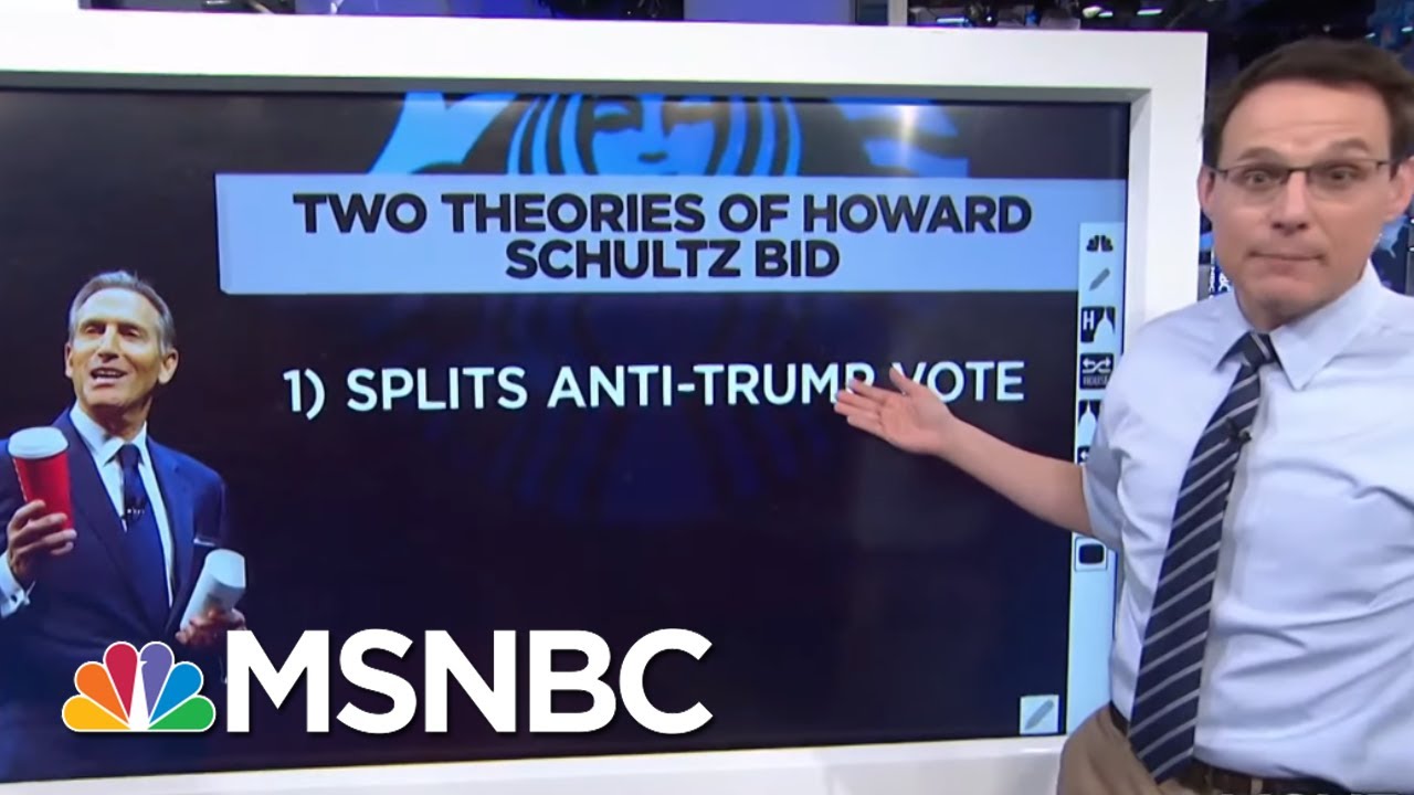 Should Democrats Be Afraid Of A Howard Schultz Independent Run? | MTP Daily | MSNBC - YouTube