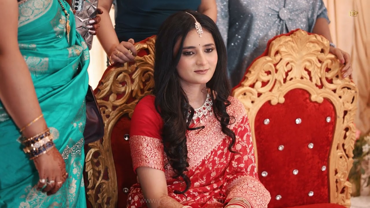 Engagement film still of Kunal and Anushka by EDP Studio, engagement photography in Lucknow