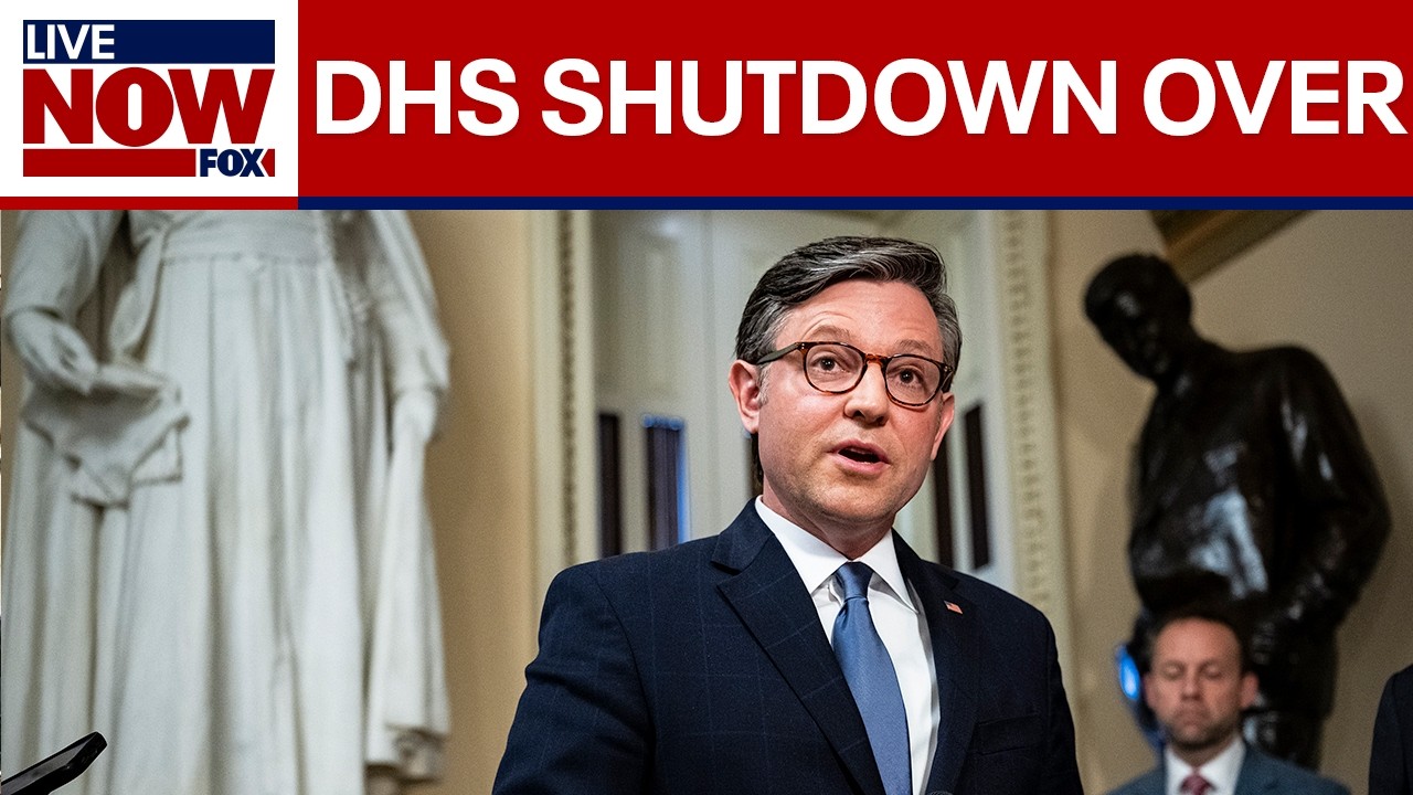 Speaker Johnson speaks after House passes DHS funding bill
