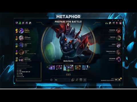 Metaphor - Challenger Kha'Zix GOD MODE (FULL GAME)