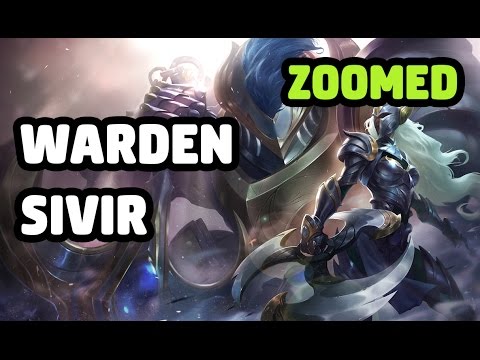 WARDEN SIVIR SKIN ZOOMED SPOTLIGHT - LEAGUE OF LEGENDS
