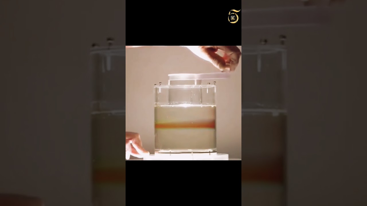 A reversible laminar flow also known as the Stokes flow is demonstrated by putting drops of dye on t