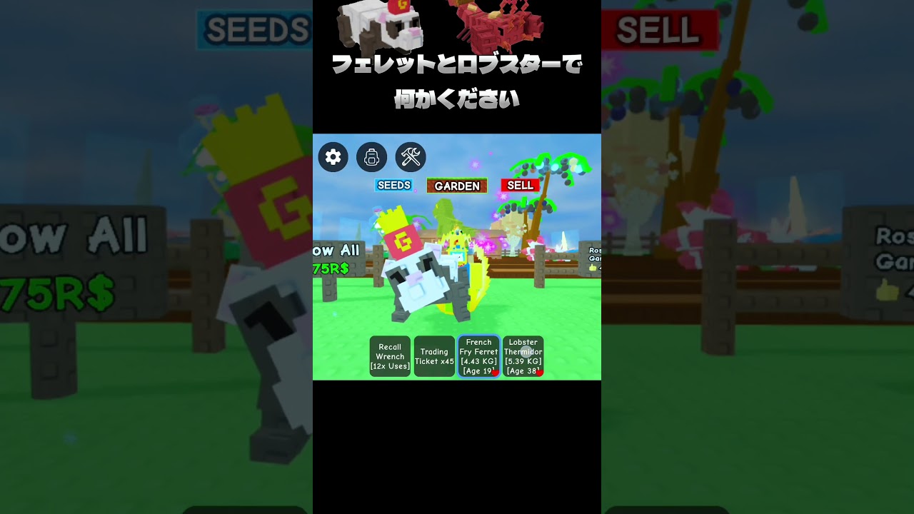 【庭を成長させる/grow a garden】これで何かください #growagarden #庭を成長させる #トレード