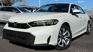 2026 Honda Civic Lx - Base Model - Platinum White Pearl - Walkaround
