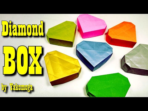 Origami Diamond easy - Origami Gift Box easy tutorial | DIY