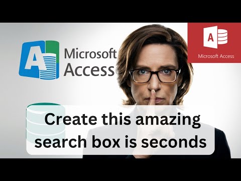 MASTER Microsoft Access Forms with a Custom Search Box!