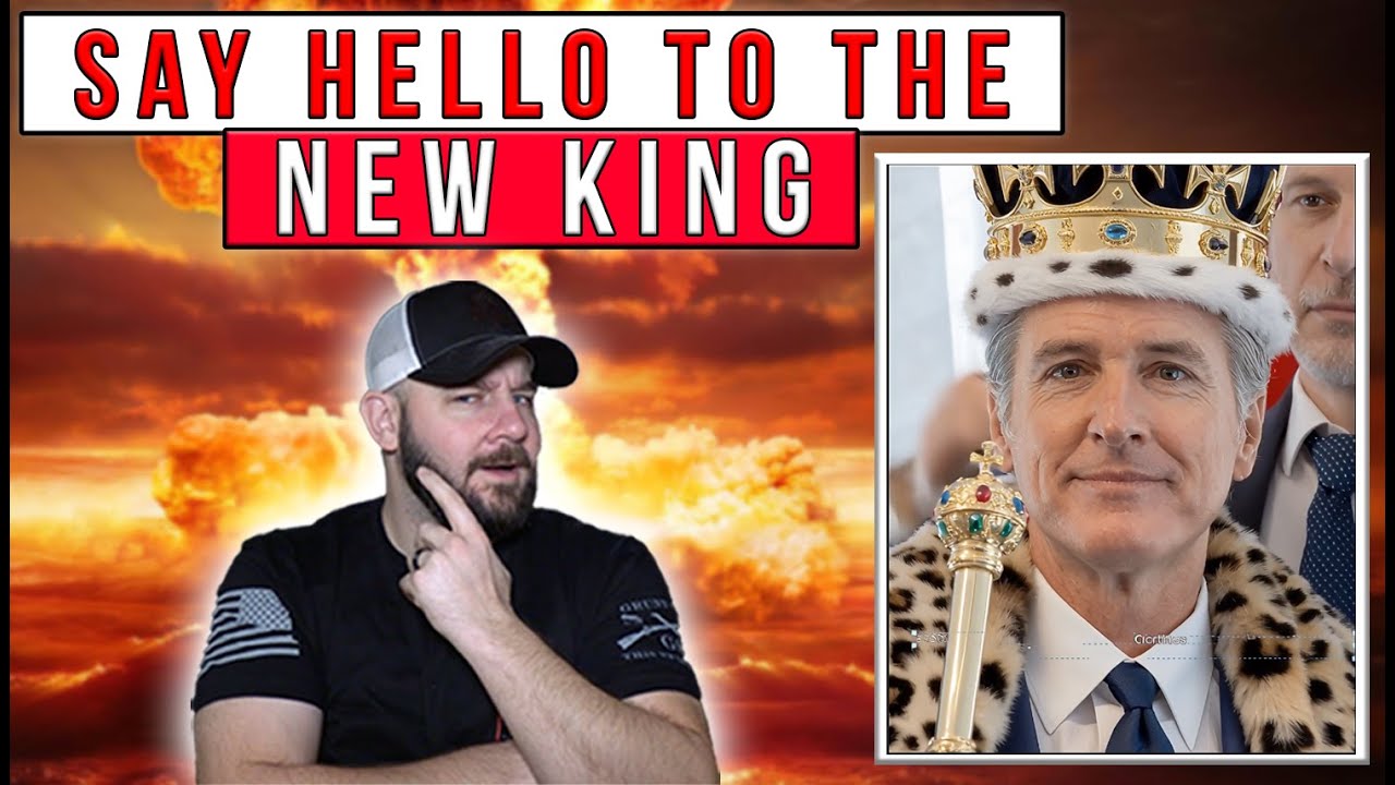 Media CARPET BOMBS INDUSTRIAL Levels Of Hopium As Gavin Newsom Was Apparently Just Coronated...