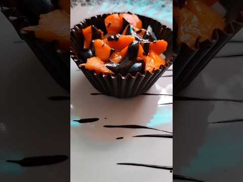 Chocolate fruit basket 🍫❤️ #dessert #recipe #shorts #youtubeshorts #chocolate