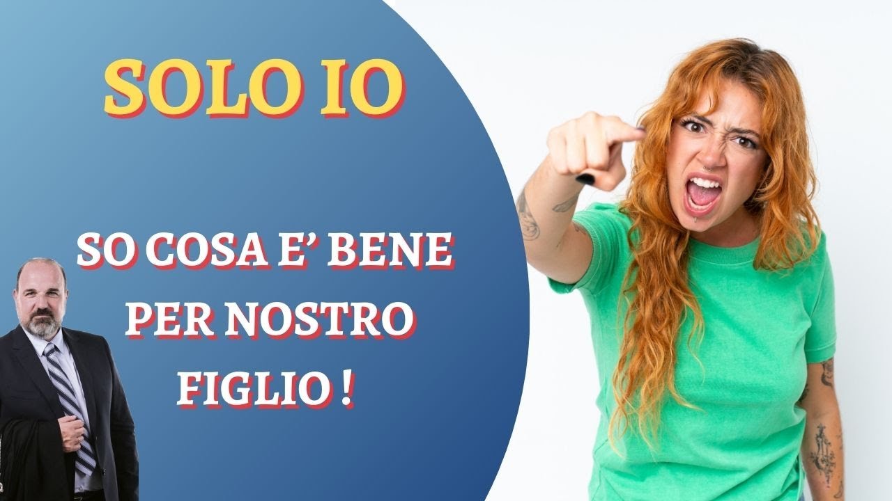 SEPARAZIONE: I FIGLI non sono una PROPRIETA'!