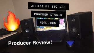 Video thumbnail for (Producer Review) Alesis M1 Active 330 USB Powered Studio Monitors Review by dj2kBased
