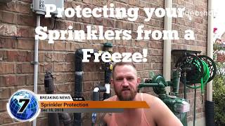 Protect your Sprinklers from a freeze!